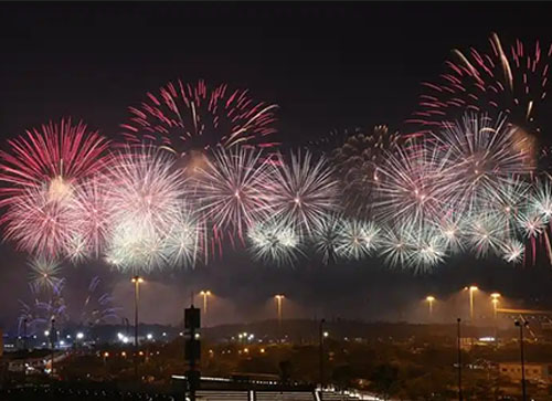 新龙县焰火晚会